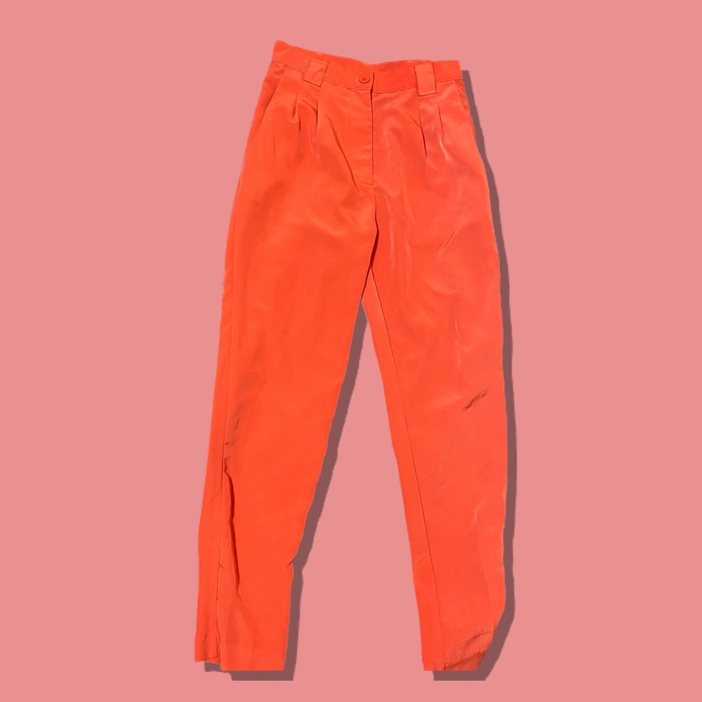 American Apparel Salmon Pink Pleated pants